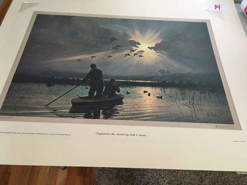 Daybreak On the Marshes by Leslie C. Kouba Print