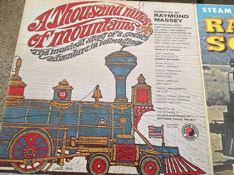 Northen Pacific Railway-A Thousand Miles of Mountains & Train Rail sounds Albums