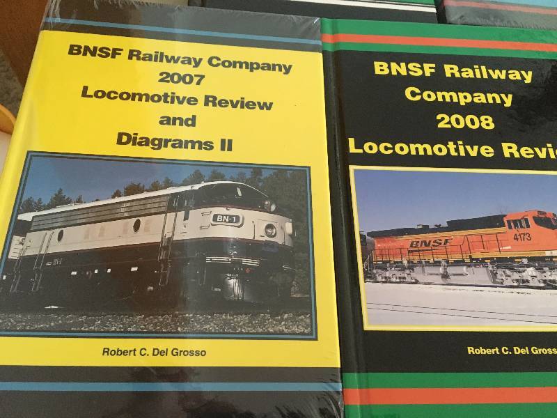 BNSF Railway 2004-2009 Trains and Locomotive Diagram Books
