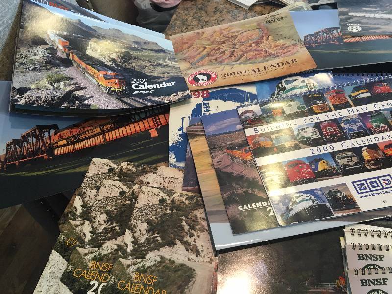 Train Rail Road Calendars