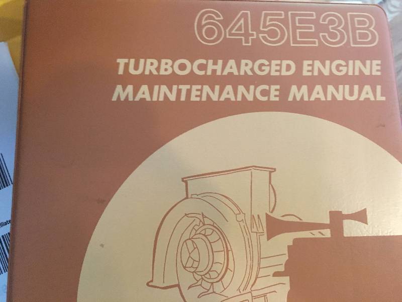 Train Rail Road Trubocharged Engine Manuals