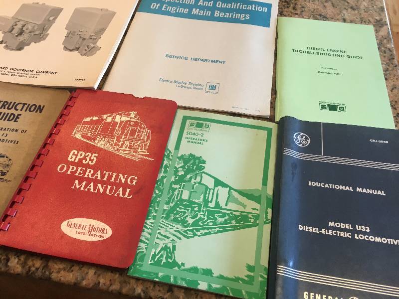Train Burlington Northern Rail Road Manuals
