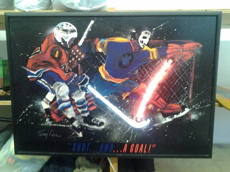 Framed Neon By Terry Rose
