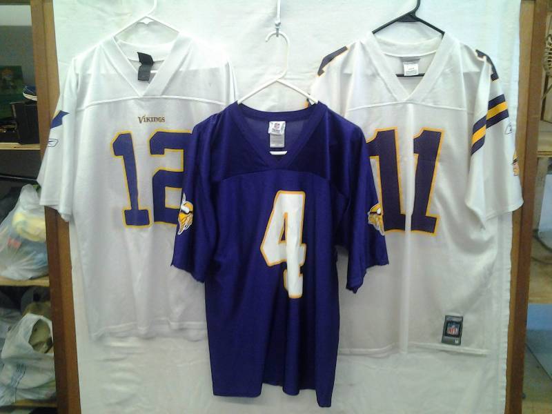 3-Mn Vikings Jerseys Size Medium