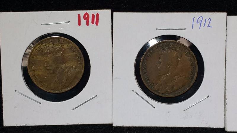 Older Canadian Pennys, Large Cents, Etc.