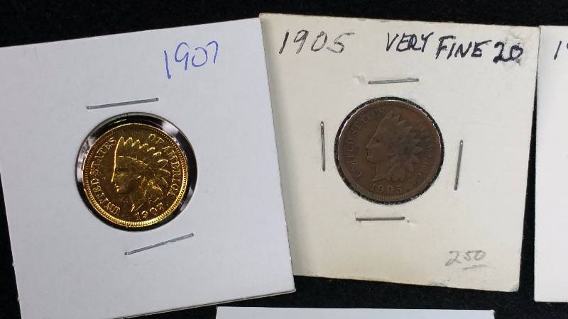 (16) Indian Head Cents, 1900s