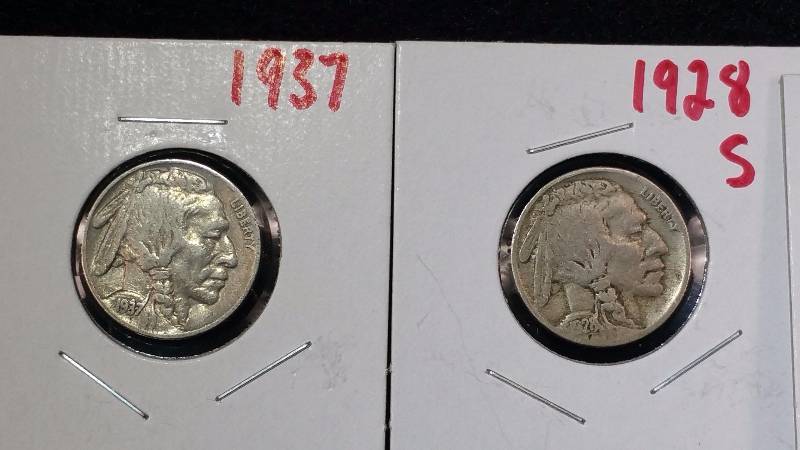 Steel Wheat Cents & Buffalo Head Nickels