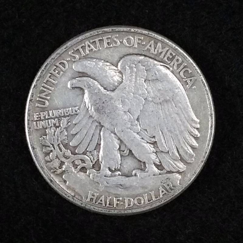 1945 Walking Liberty Silver Half Dollar