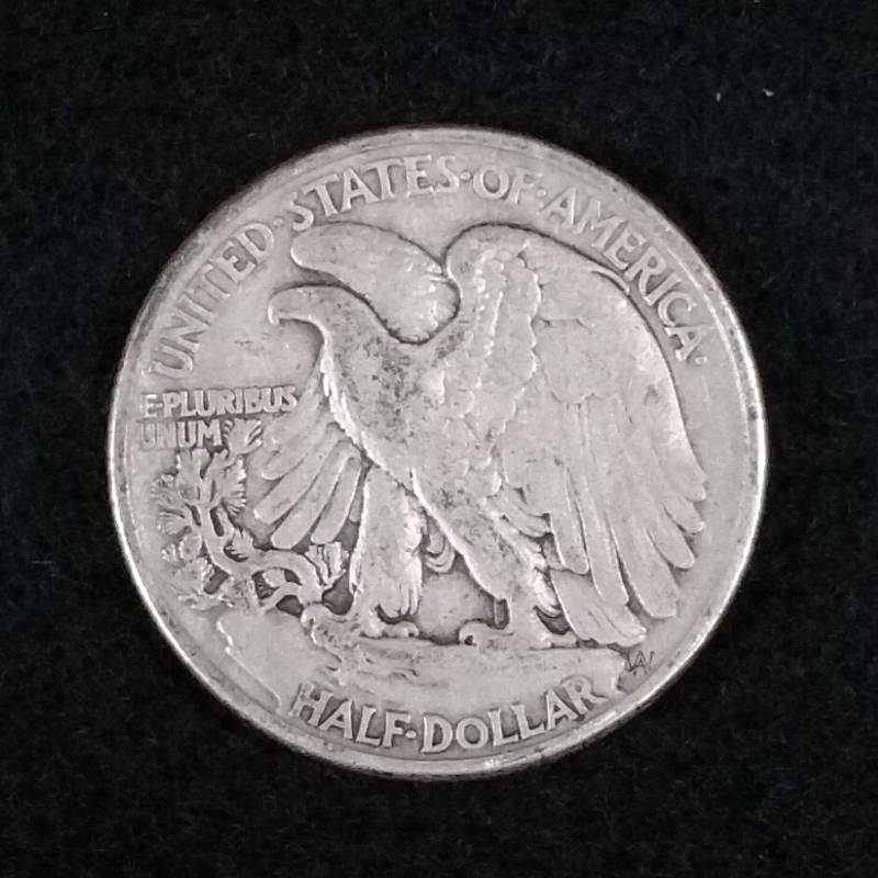 1945 Walking Liberty Silver Half Dollar