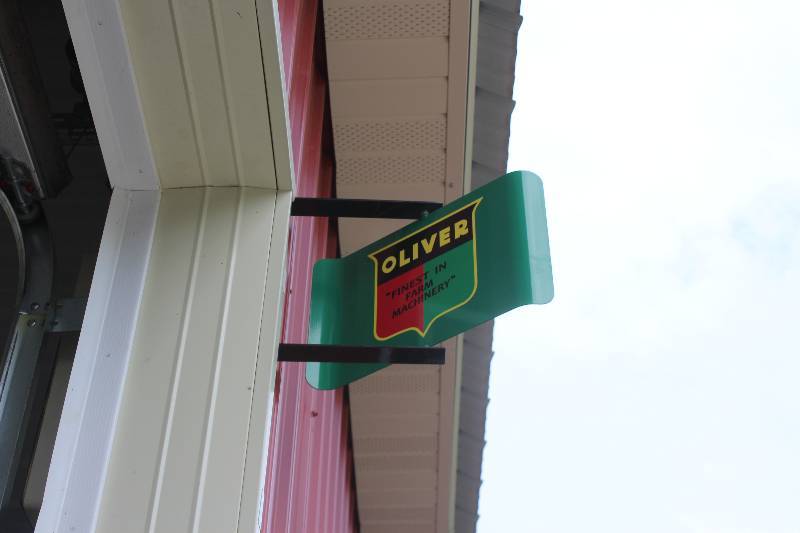 lot 15 image: Oliver Metal Sign