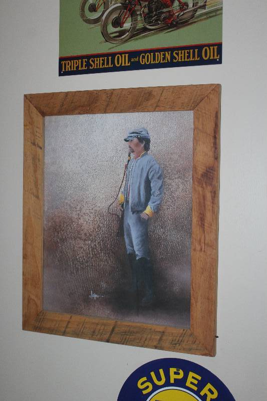 lot 21 image: Soldier by J. Long Signed Framed Wall Art