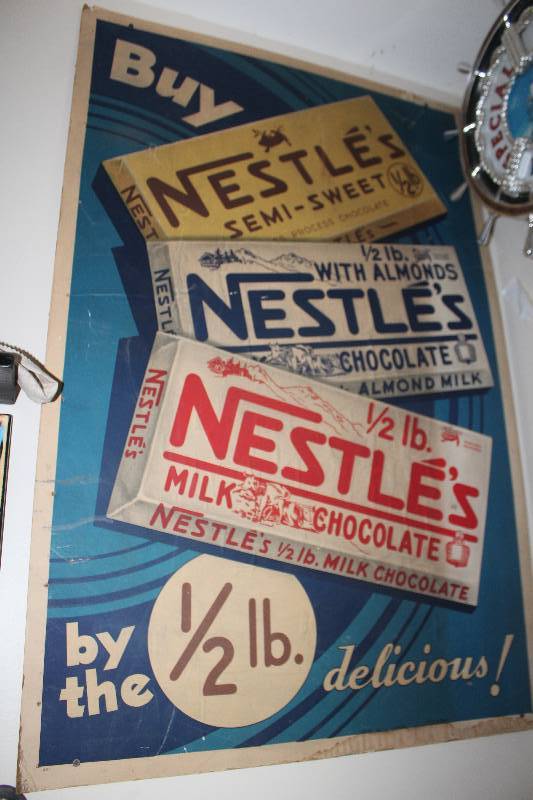 lot 24 image: Buy Nestles Cardboard Sign
