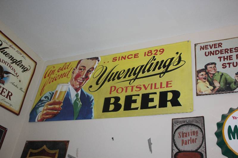 lot 69 image: Yuengling Pottsville Beer Metal Sign