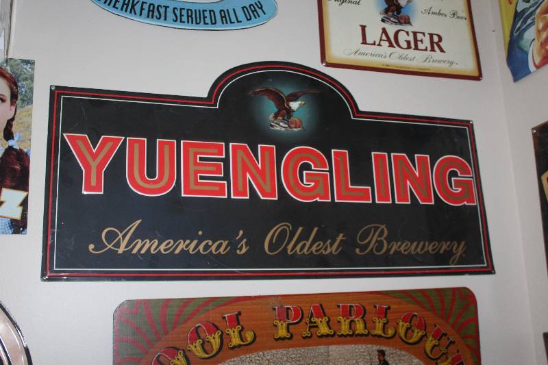 lot 77 image: Yuengling Americas Oldest Brewery Metal Sign