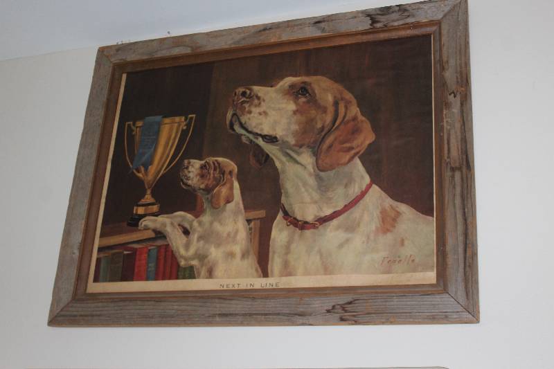 lot 119 image: Dog Champions by Fenelle Signed Framed Wall Art