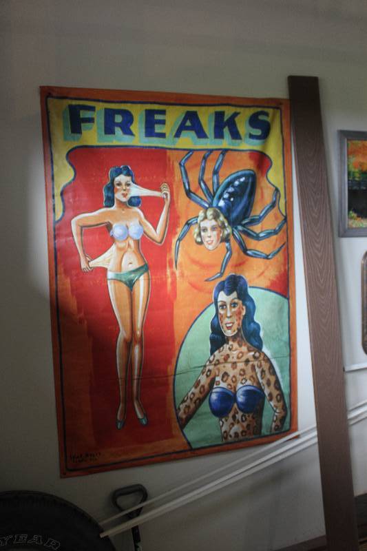 lot 124 image: Freaks Wall Art