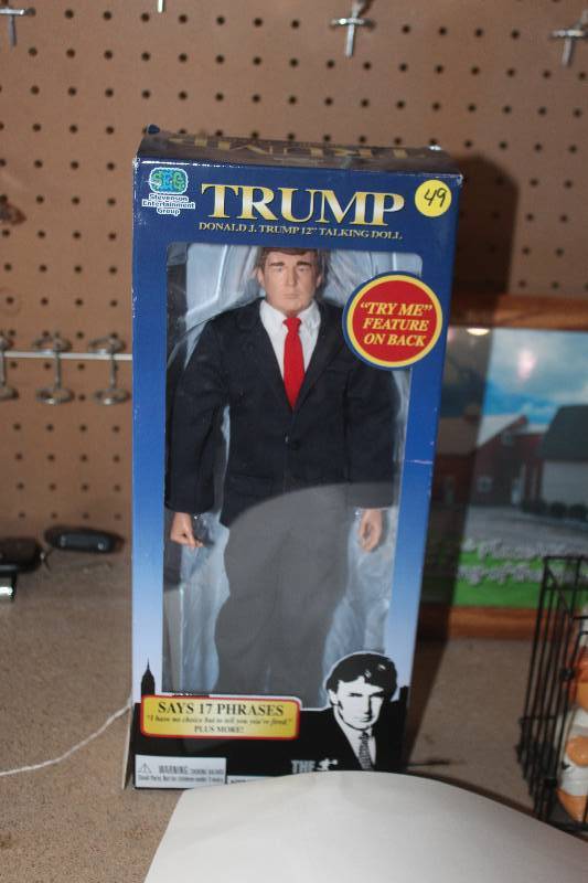 lot 136 image: Donald Trump 12in. Talking Doll