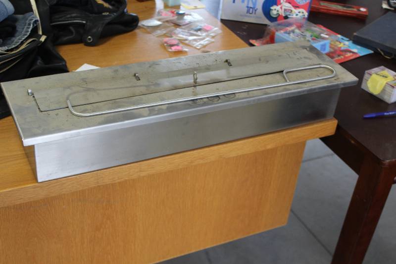 lot 156 image: Stainless Steel Metal Box