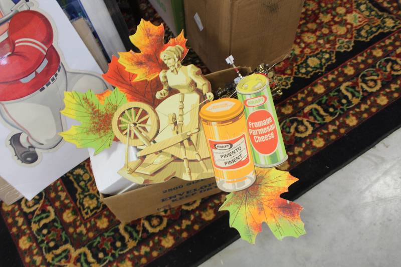lot 162 image: Kraft Cheese Creamery Cardboard Wall Art