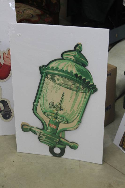 lot 168 image: Kraft Cheese Oil Lamp Wall Art