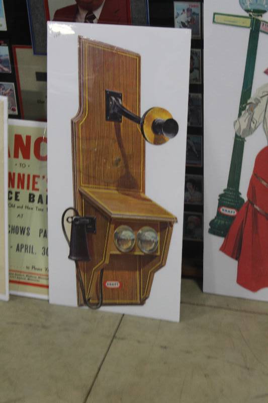 lot 176 image: Kraft Cheese Telephone Wall Art