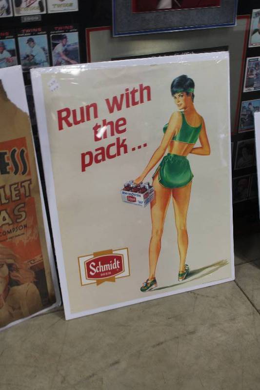 lot 181 image: Schmidt Beer Run With The Pack Wall Art