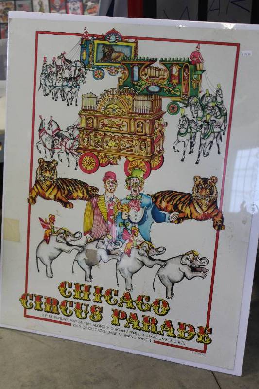 lot 197 image: Chicago Circus Parade Wall Art