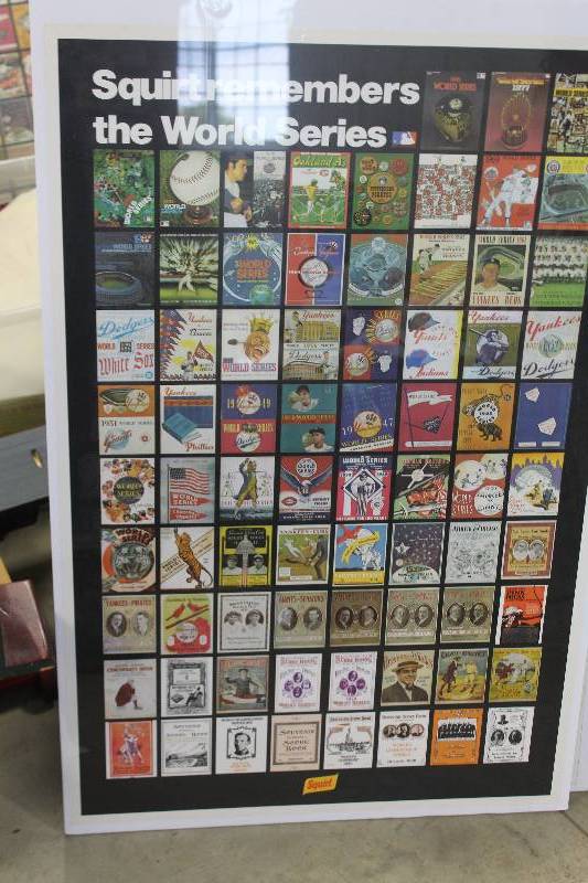 lot 198 image: Squirt Remembers The World Series Wall Art