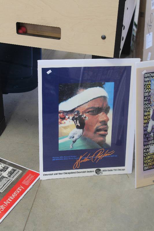 lot 206 image: Walter Payton Wall Art
