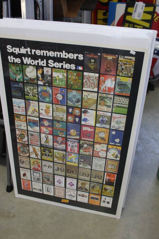lot 208 image: Squirt Remembers The World Series Wall Art