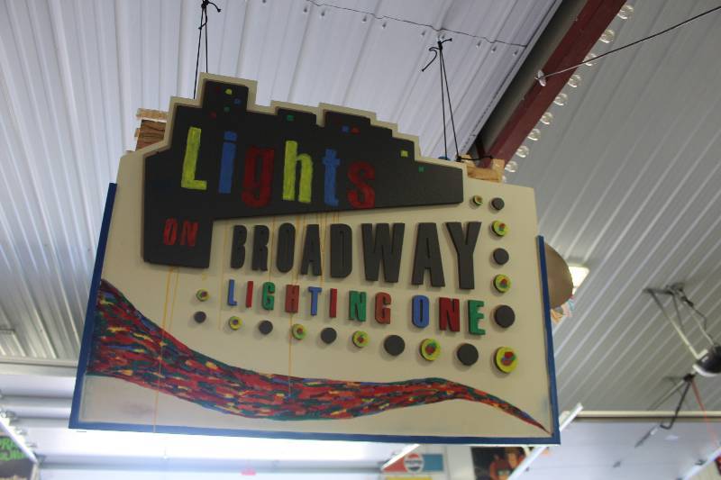 lot 284 image: Lights On Broadway Sign