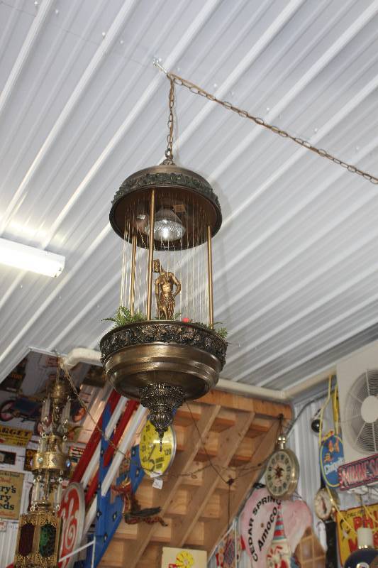 lot 280 image: Naked Lady Gold Hanging Lamp