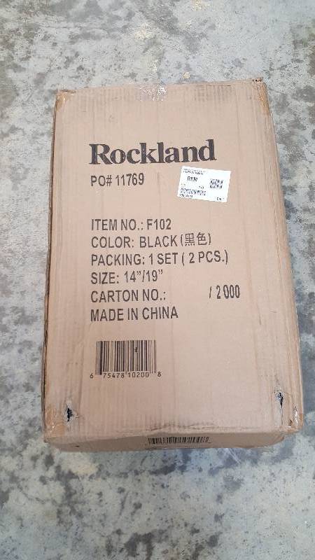 Rockland 2-pc. Carry-On Luggage Set - Solid BLACK
