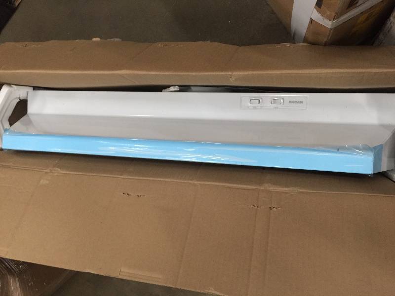 Broan 423601 ADA Capable Under-Cabinet Range Hood 190 CFM 36-Inch White  open box never used