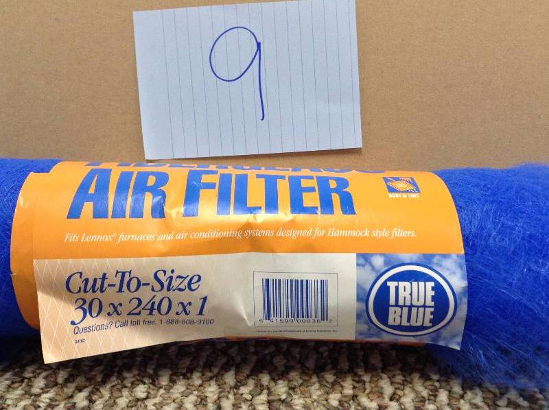Fiberglass Air Filter cut to size 30 x 240 x 1