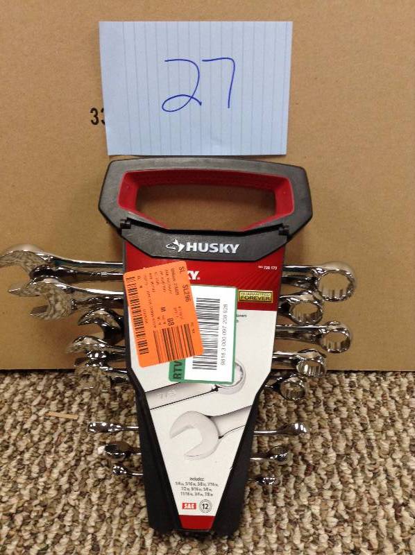 Husky Combo Wrench sets