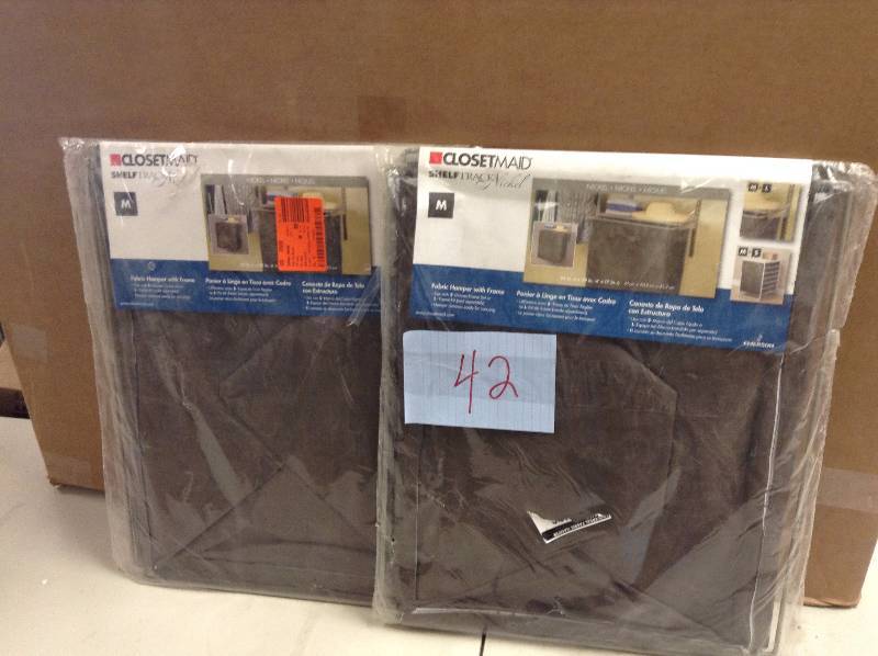 Set of 2 Closetmaid ShelfTrack Nickel a