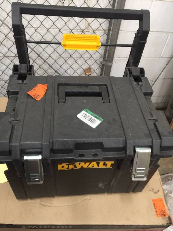 DEWALT Tough System DS450 22 in. Mobile Storage Tool Box Model#  DWST08250 open box