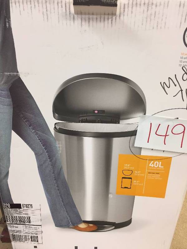 Simplehuman 40L Trash Can