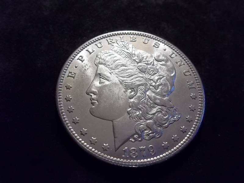 1879 S  Morgan Silver  Dollar