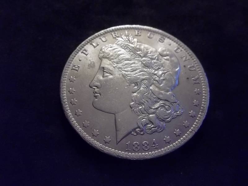1884 O Morgan Silver Dollar