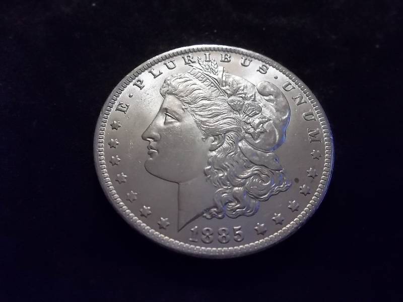 1885 O Morgan Silver Dollar