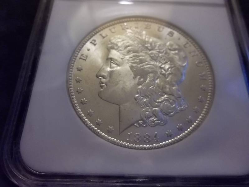 1884 O Morgan Silver Dollar