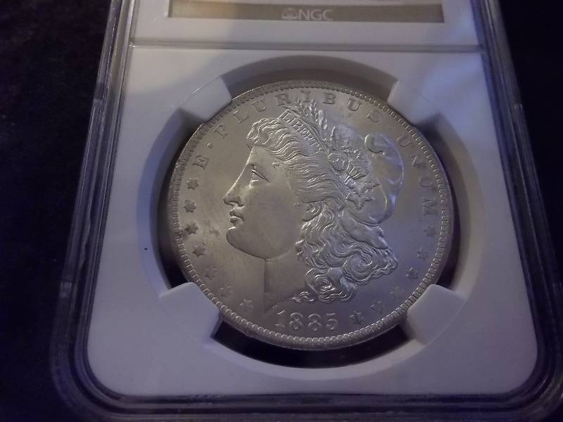 1885 O Morgan Silver Dollar