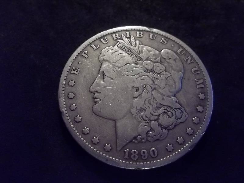 1890 O Morgan Silver Dollar