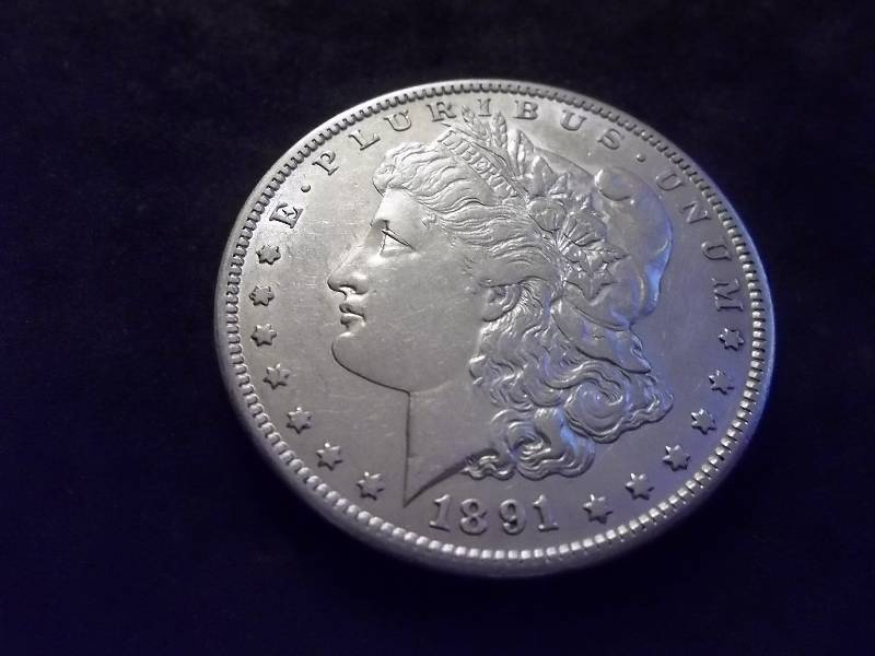 1891 S  Morgan Silver Dollar