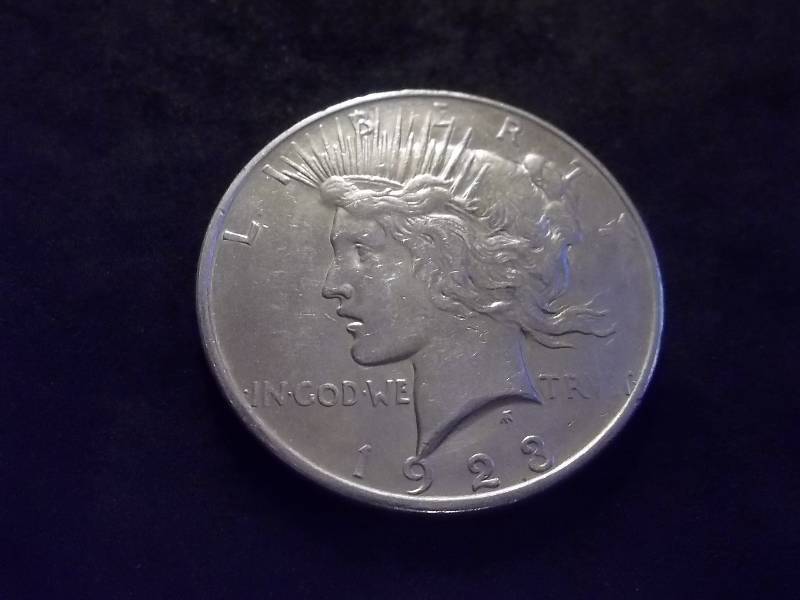 1923 D Peace Silver Dollar