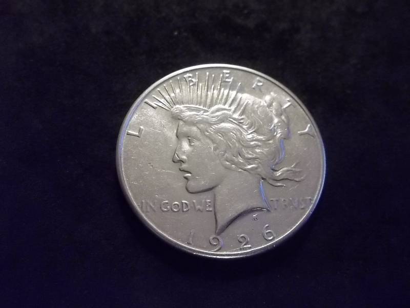 1926 S Silver Peace Dollar