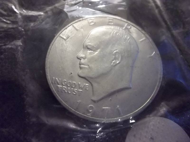 1971 S Ike Silver Dollar