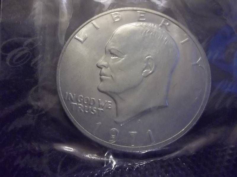 1971 S Ike Silver Dollar